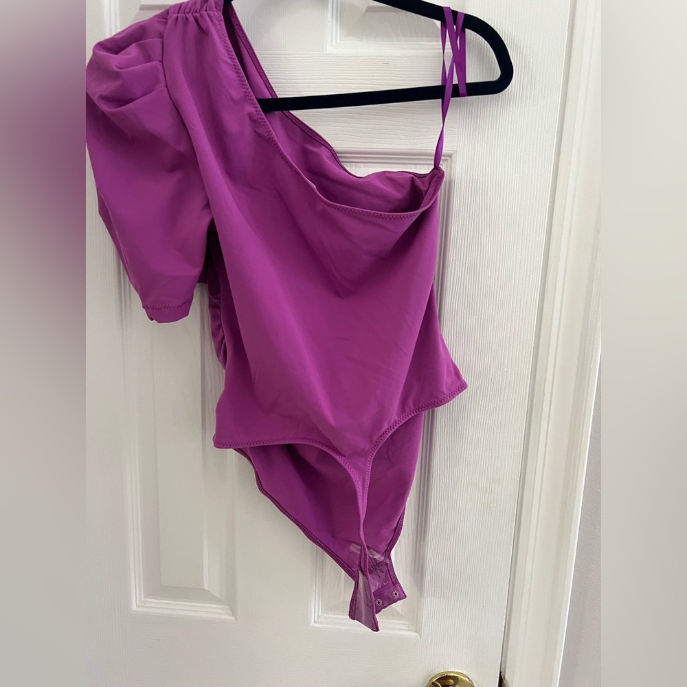 Free People Summer Bloom Top – Purple (Size M)